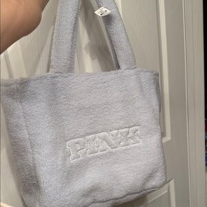 PINK Victoria's Secret Soft Gray Tote